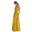 lenovia Lenovia V-Neck Empire Waisted Flare Formal Dress 5232, Mustard
