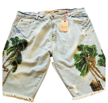Evolution In Design Men's Painted Palm Tree Shorts