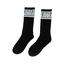 RawGear Rawgear Block Logo High Socks 1-Pair, Black (Adult)