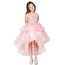 Cinderella Couture Cinderella Couture High Low Tulle Flower Lace Dress 9120, Dusty Rose
