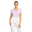 IRIS Ribbed V-Neck Casual Top HMT56498, Lilac