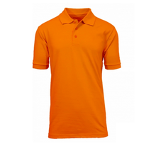 Galaxy Uniform Polo Shirts, Orange