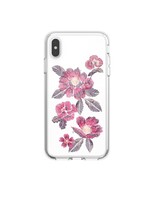 Speck Speck  Presidio Clear + Print iPhone XS Max - Embroidered Floral Fuchsia/Clear