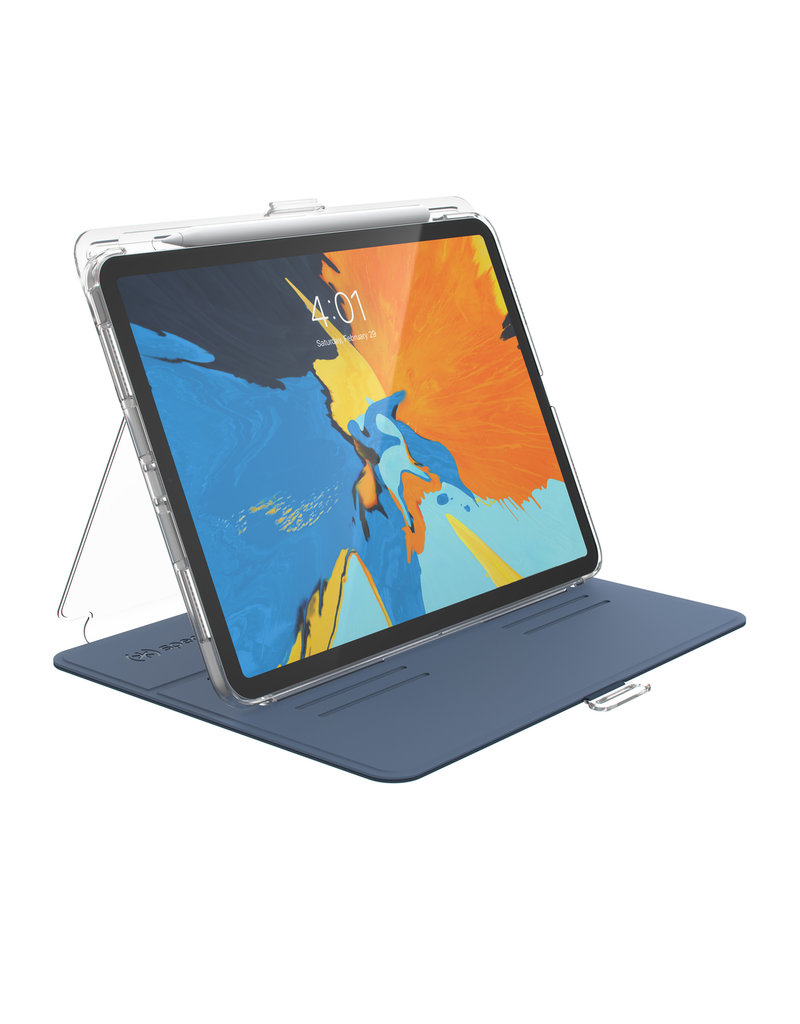 Speck Speck Balance Folio Clear Apple iPad Pro 11 inch (2018) Marine Blue/Clear