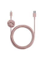 NATIVE UNION Native Union Night Lightning Cable 10ft - Rose