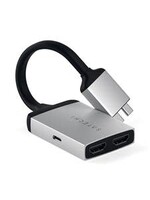 Satechi Satechi USB-C DUAL 4K HDMI SILVER