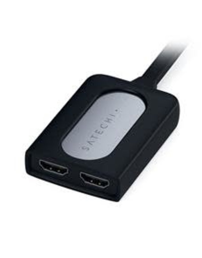 Satechi Satechi USB-C DUAL 4K HDMI SPACE GRAY