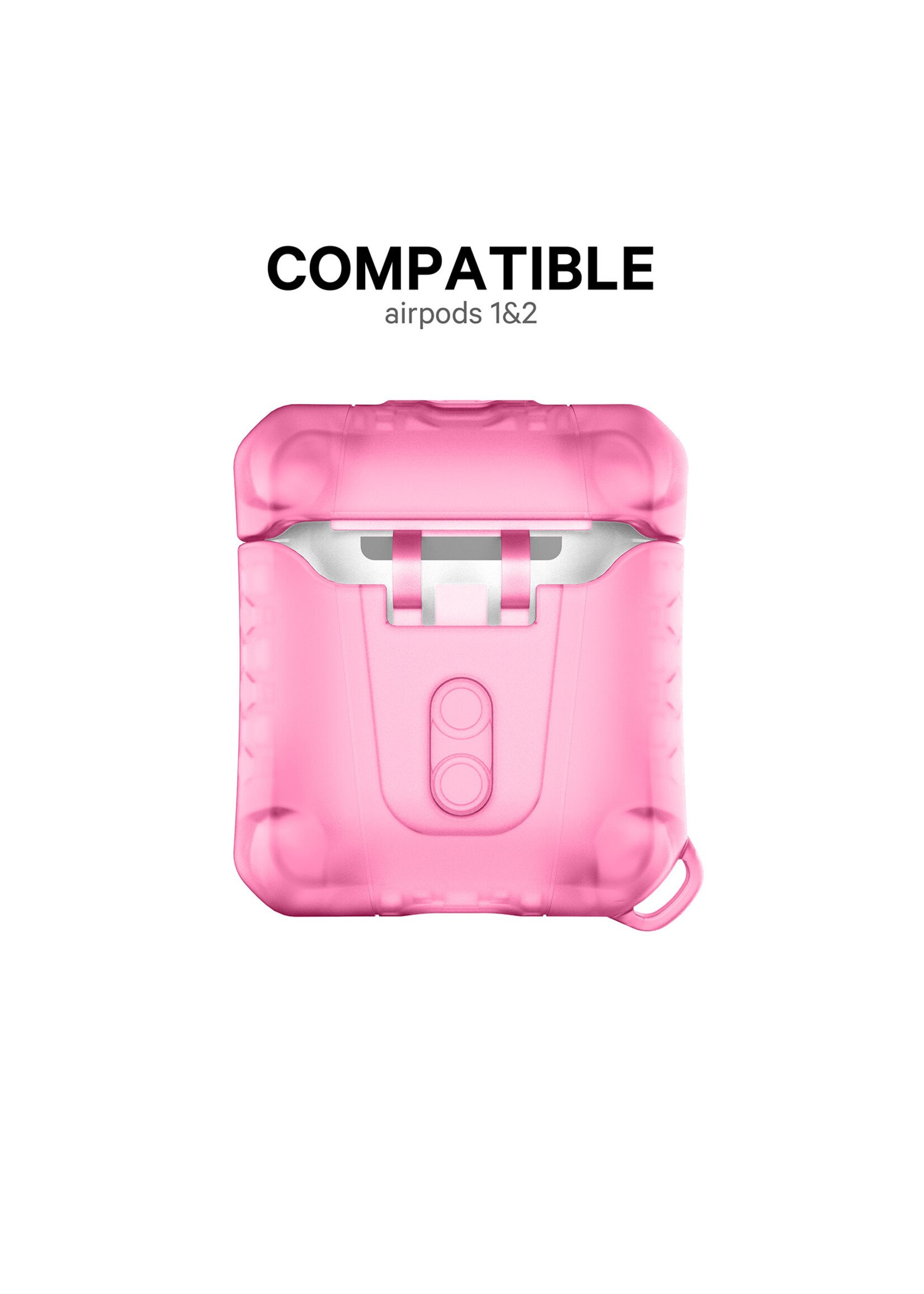 ItSkins ItSkins Spectrum Frost Case for Airpods - Light Pink