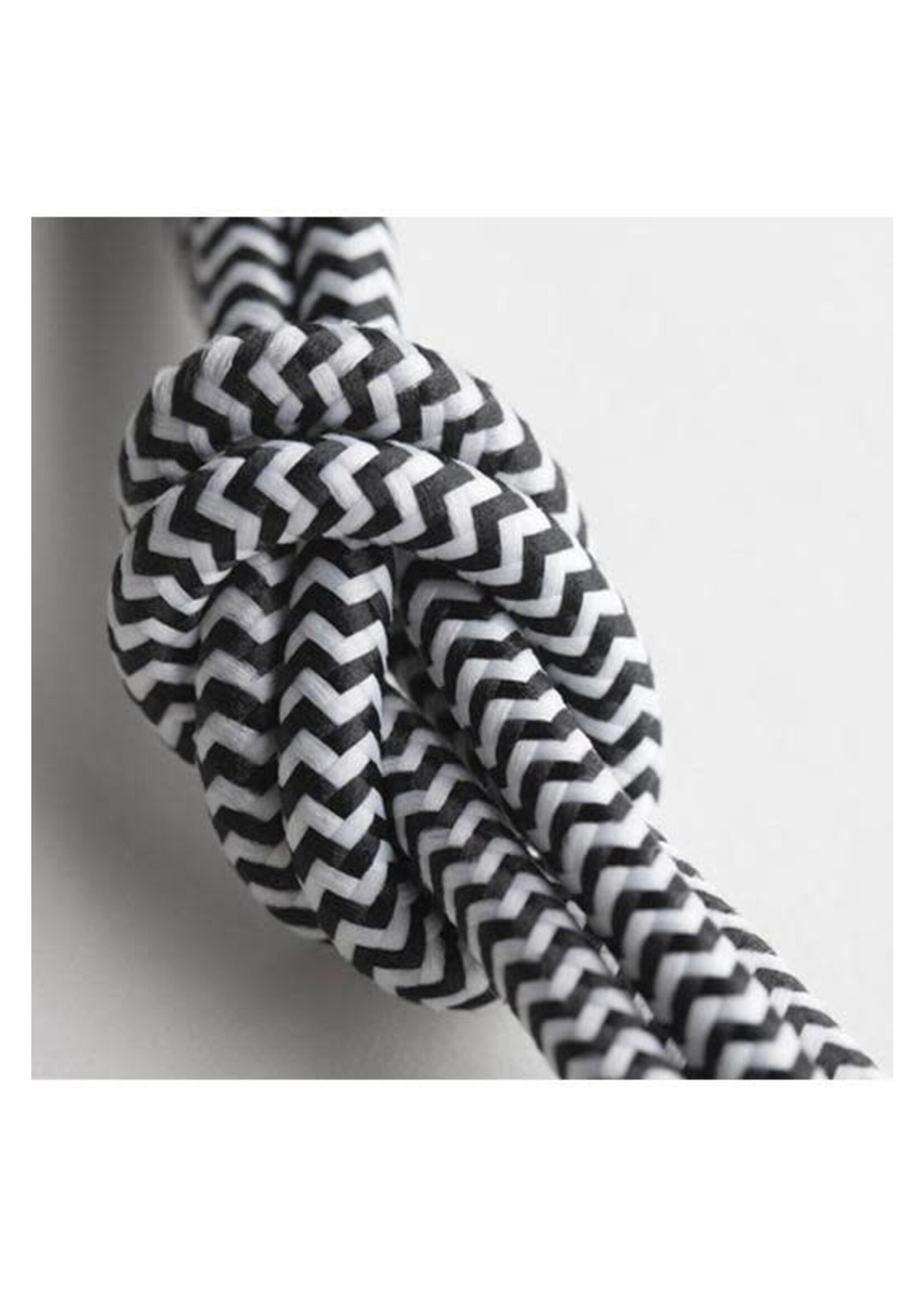 NATIVE UNION Native Union Braided Lightning Belt Cable 3m - Zebra (Black/White)