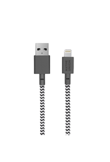 NATIVE UNION Native Union Braided Lightning Belt Cable 3m - Zebra (Black/White)