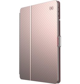 Speck Speck (Apple Exclusive) Balance Folio Clear Case for iPad 10.2" 7/8 Gen - Rose Gold Woven Metallic/Clear