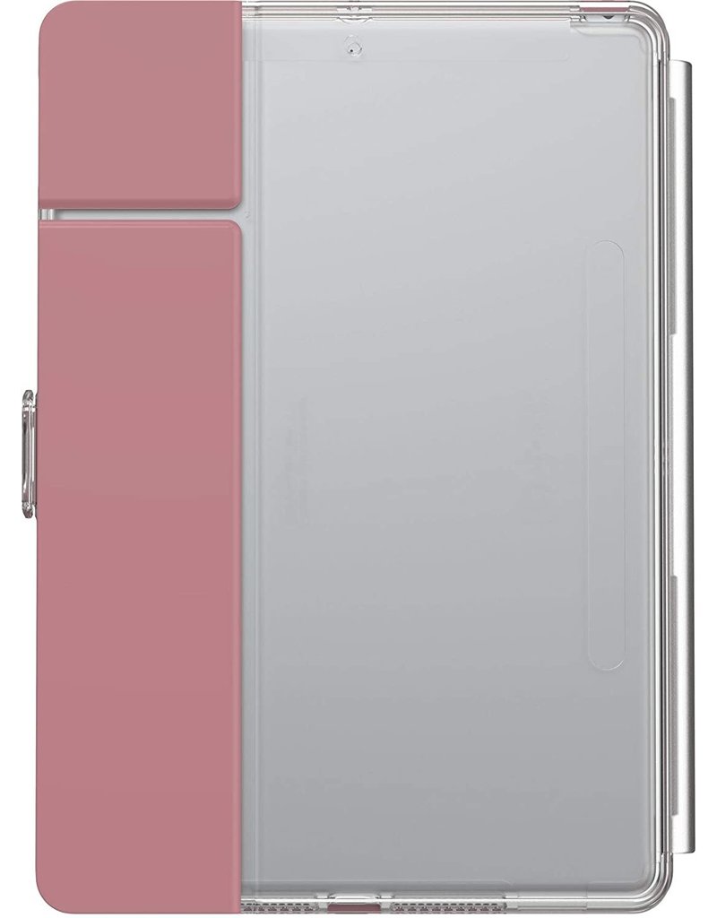 Speck Speck (Apple Exclusive) Balance Folio Clear Case for iPad 10.2" 7/8/9 Gen - Rose Gold Woven Metallic/Clear