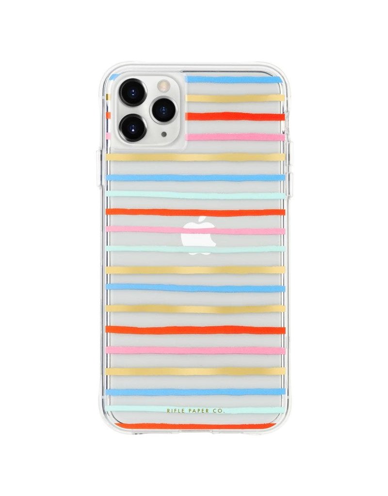 Case-Mate Case-Mate (Apple Exclusive) Rifle Paper Case for iPhone 11 Pro - Happy Stripes