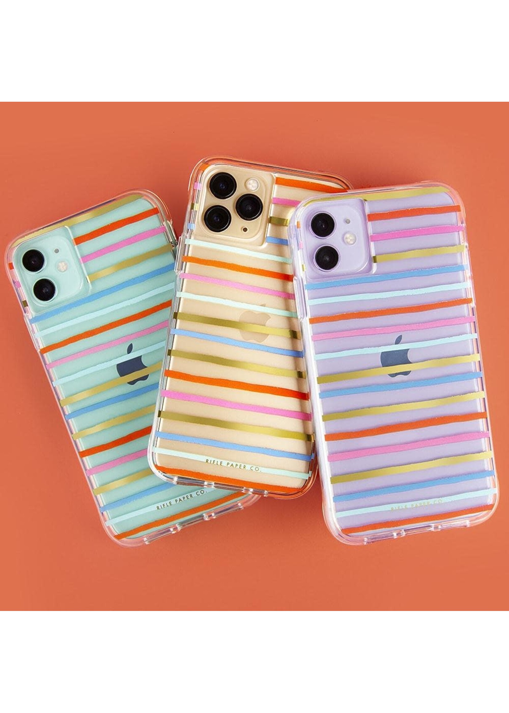 Case-Mate Case-Mate (Apple Exclusive) Rifle Paper Case for iPhone 11 Pro - Happy Stripes