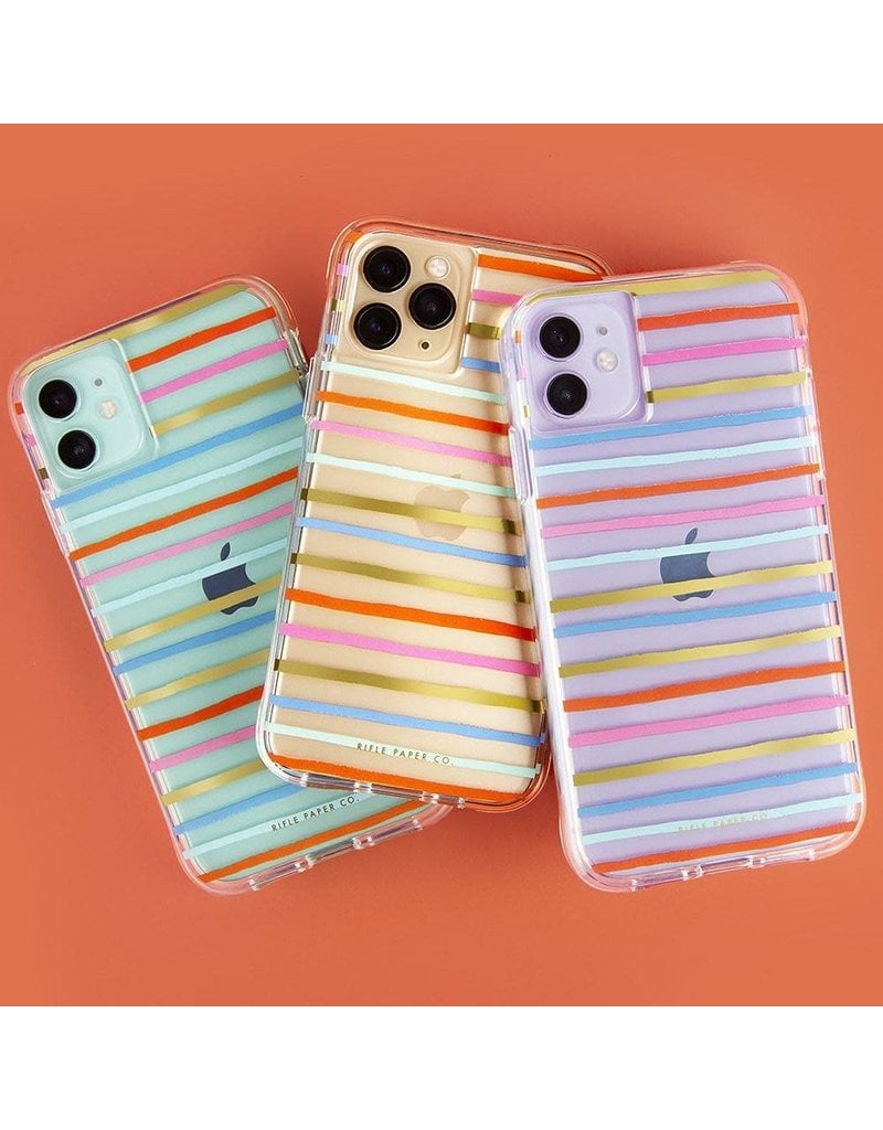 Case-Mate Case-Mate (Apple Exclusive) Rifle Paper Case for iPhone 11 Pro - Happy Stripes