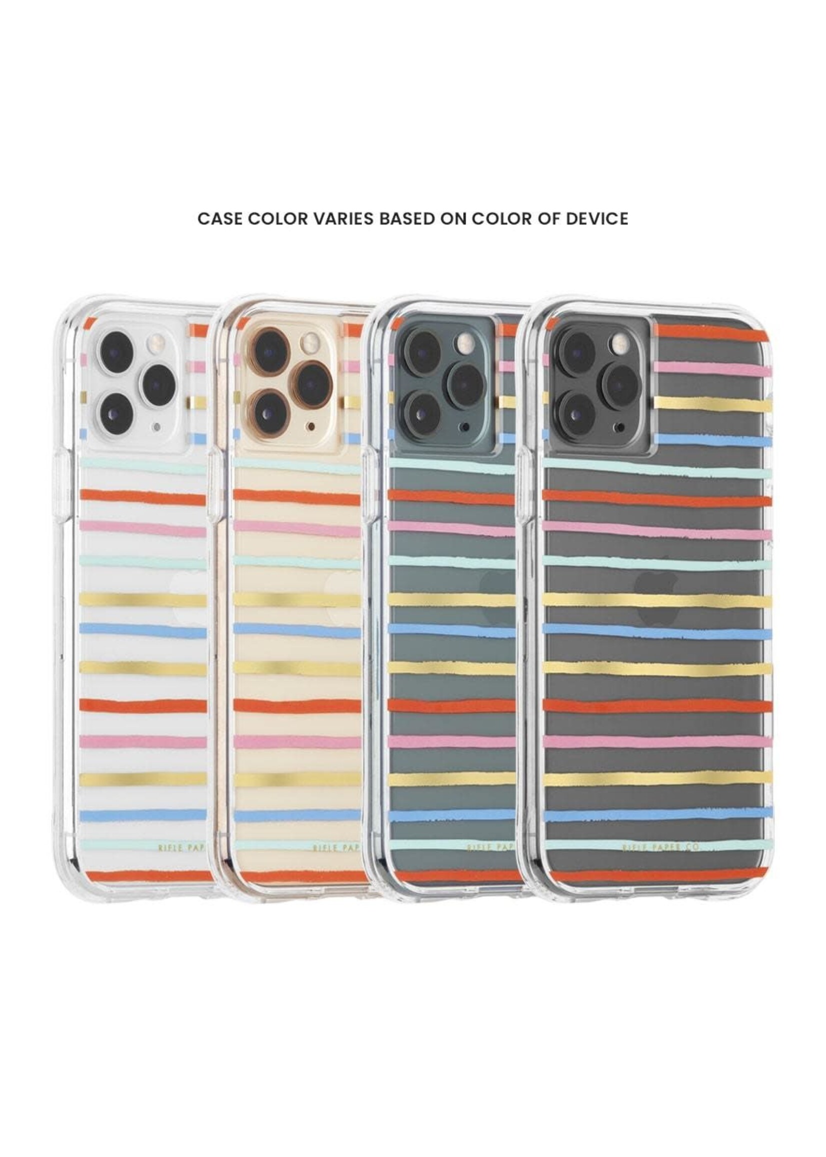 Case-Mate Case-Mate (Apple Exclusive) Rifle Paper Case for iPhone 11 Pro - Happy Stripes