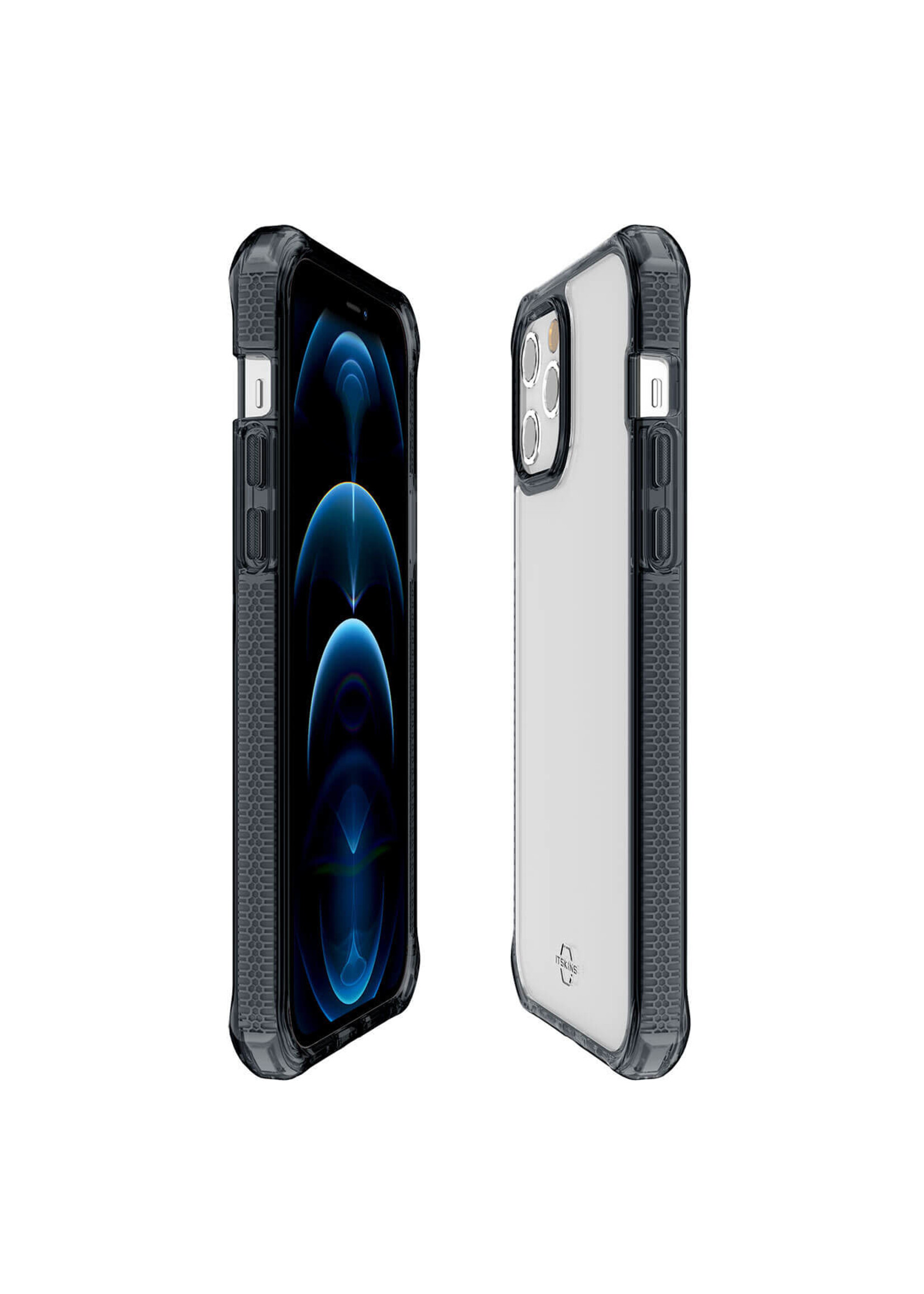 ItSkins ItSkins Supreme Clear Case for iPhone 12/12 Pro - Smoke and Transparent