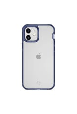 ItSkins ItSkins Hybrid Clear Case for iPhone 12 Mini - Deep Blue and Transparent