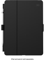 Speck Speck (Apple Exclusive) Balance Folio Case with microban for iPad 10.2" 7/8 Gen - Black/Black