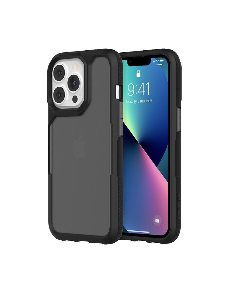 Griffin Griffin (Apple Exclusive) Survivor Endurance Case for iPhone 13 Pro 6.1 - Black/Shadow Gray