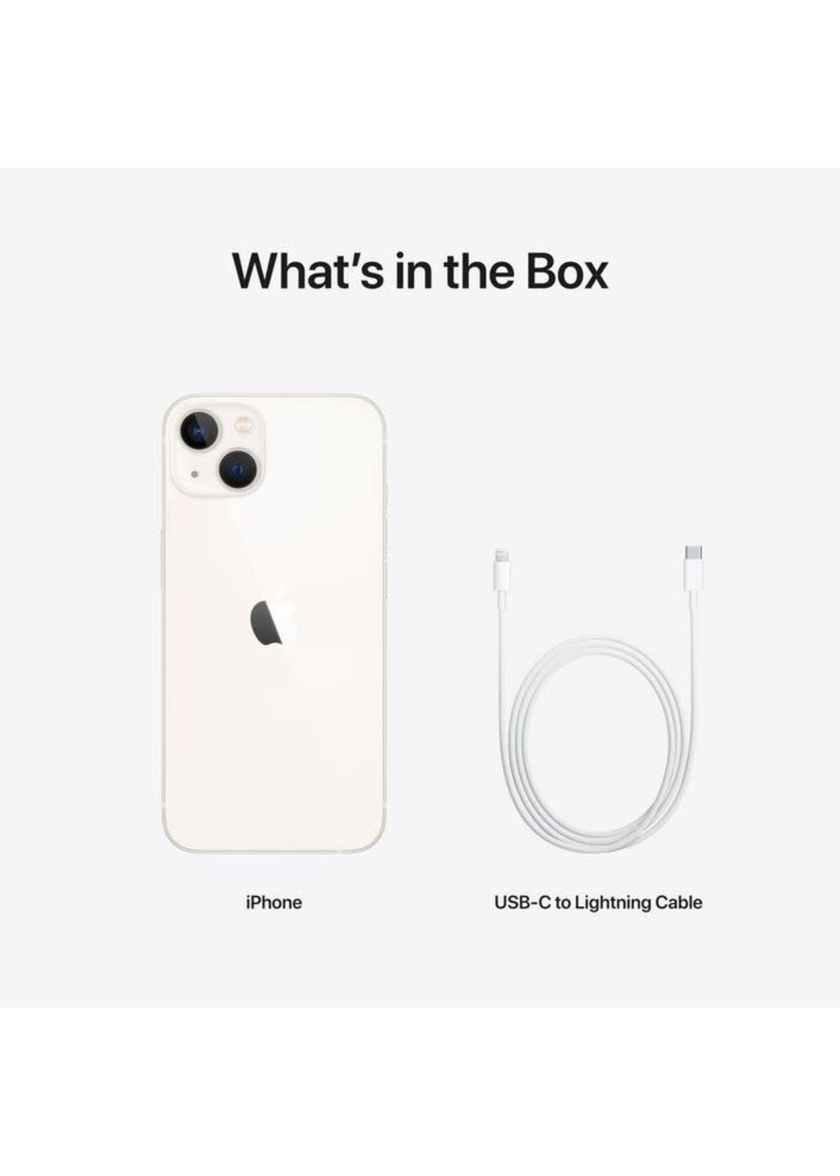 Apple Apple iPhone 13 128GB Starlight Factory Unlocked