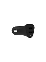 Griffin Griffin PowerJolt Dual Universal USB-A Car Charger 12W - Black