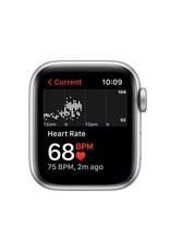 APPLE Apple Watch SE (GPS) 40mm Silver Aluminum Case with Abyss Blue Sport Band - Silver