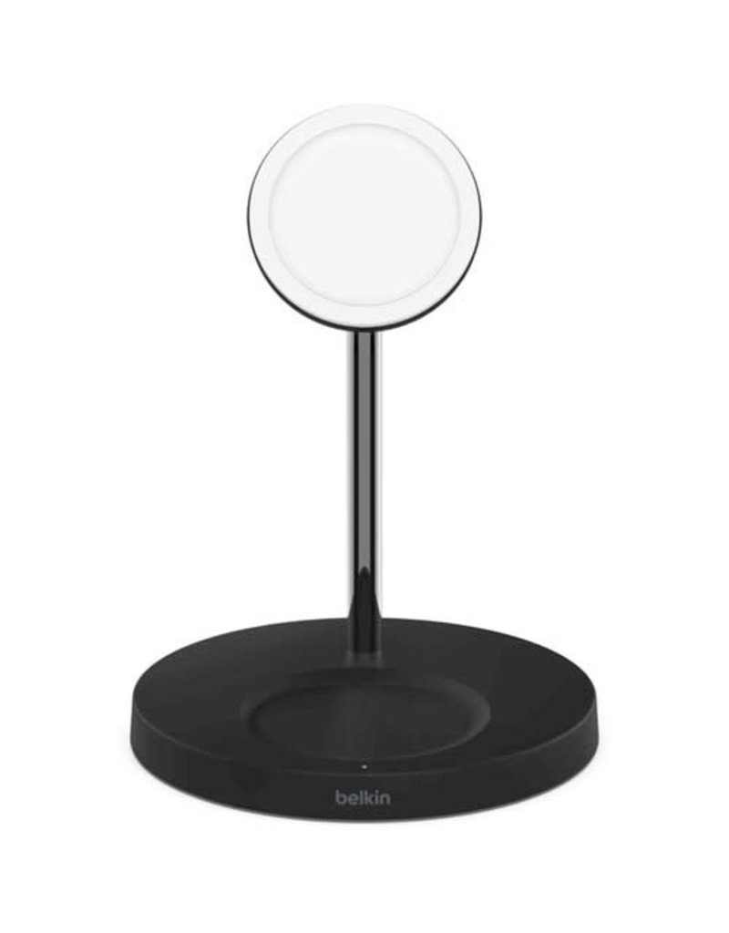 Belkin BOOST CHARGE PRO 2-in-1 15W Wireless Charger with MagSafe (BLACK) -  iWorld Trinidad