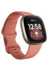 Fitbit Fitbit Versa 3 Smartwatch - Pink Clay/Soft Gold Aluminum