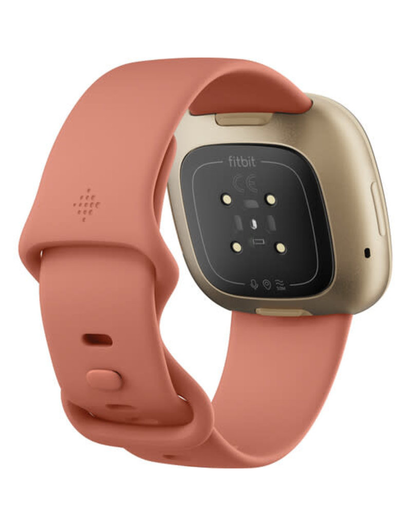 Fitbit Fitbit Versa 3 Smartwatch - Pink Clay/Soft Gold Aluminum