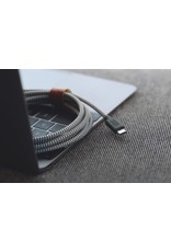 NATIVE UNION Native Union Braided USB-C to USB-C Belt Cable 2.4m - Zebra