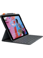 LOGITECH Logitech 10.2" Keyboard Case Slim Folio for iPad (7th and 8th gen) - Graphite