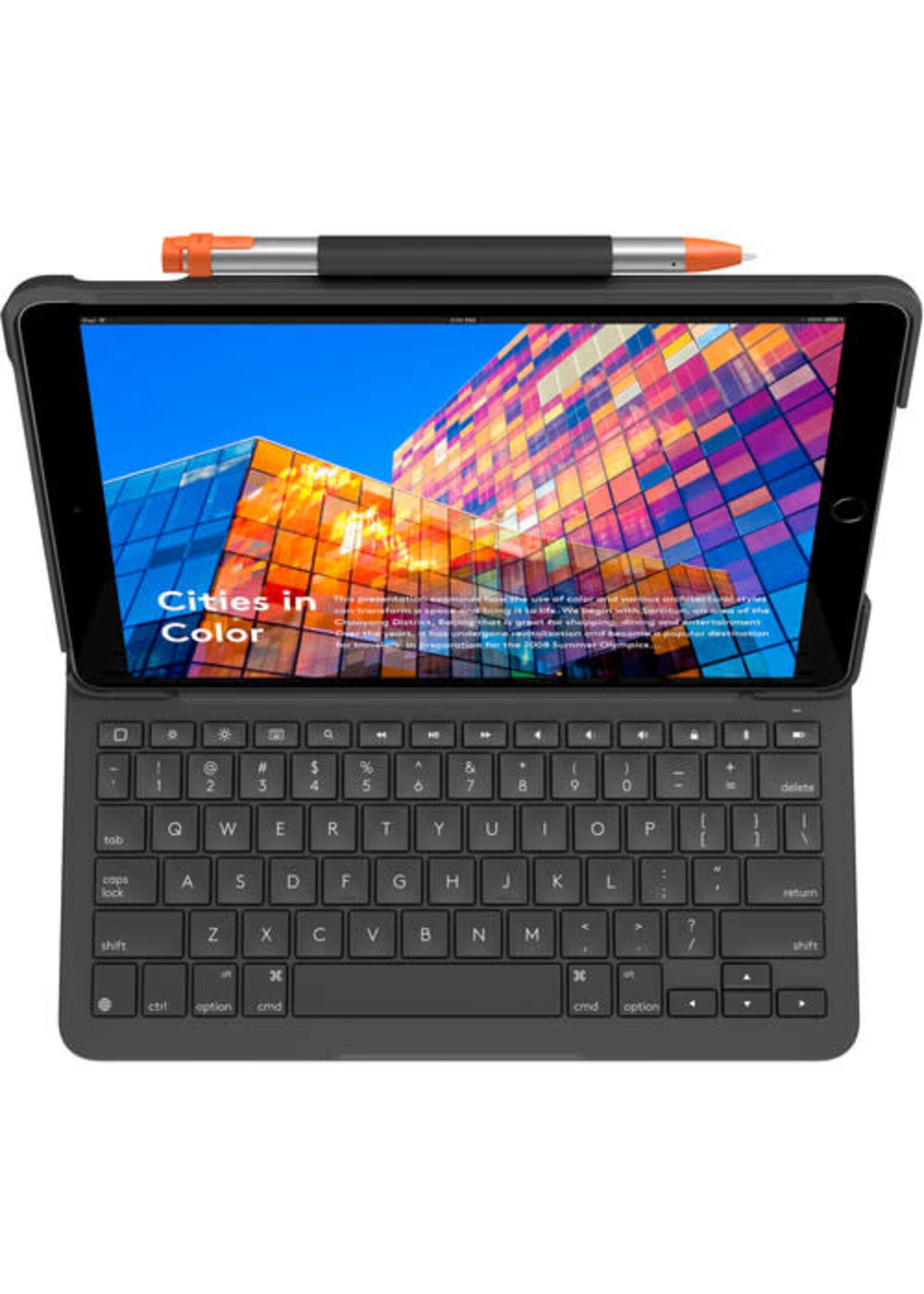 LOGITECH Logitech Slim Folio Protective Bluetooth Keyboard Case for iPad Air 3rd Gen (Graphite)