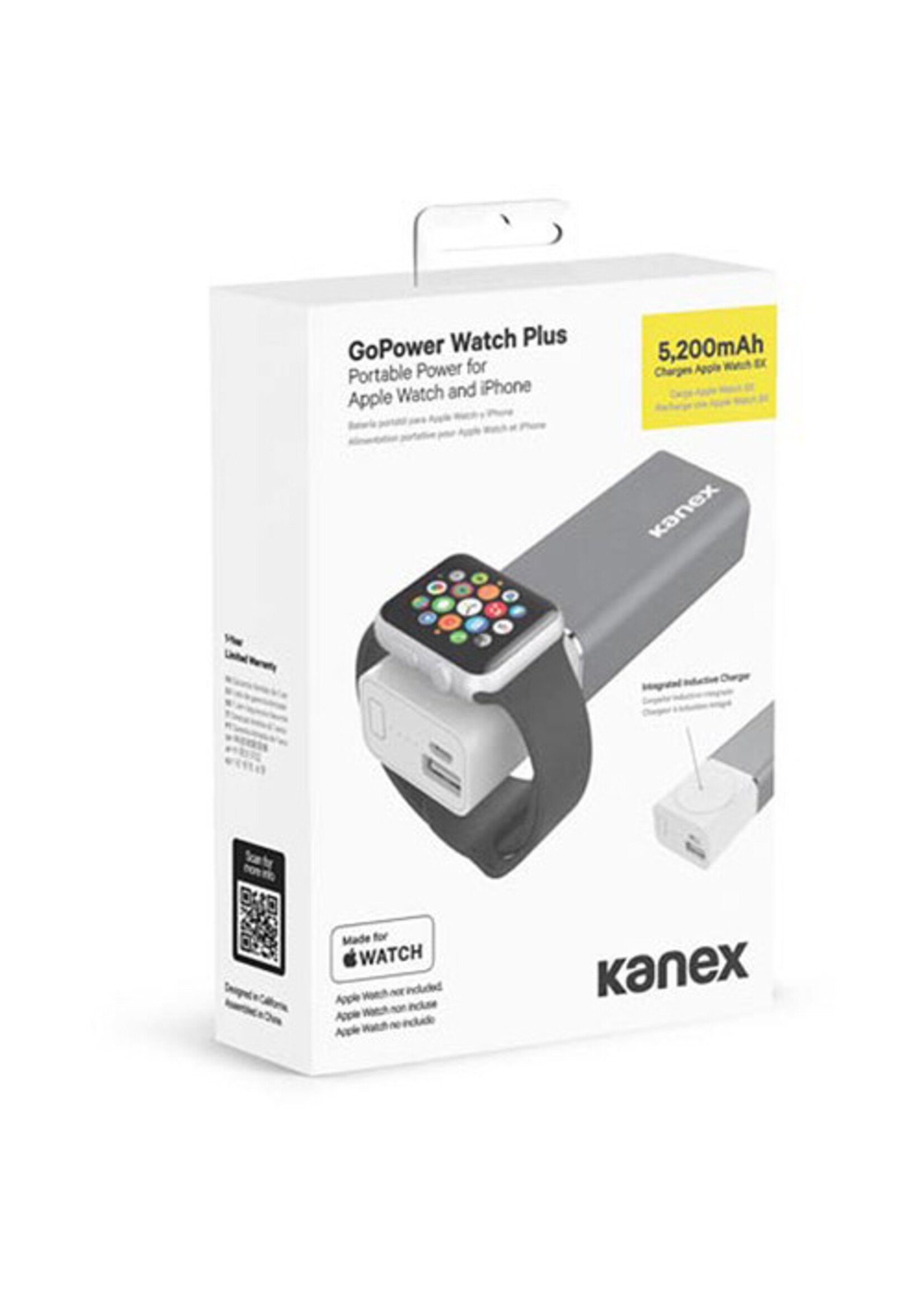 KANEX Kanex GoPower Watch Plus Portable Power 5,200 mAh for Apple Watch