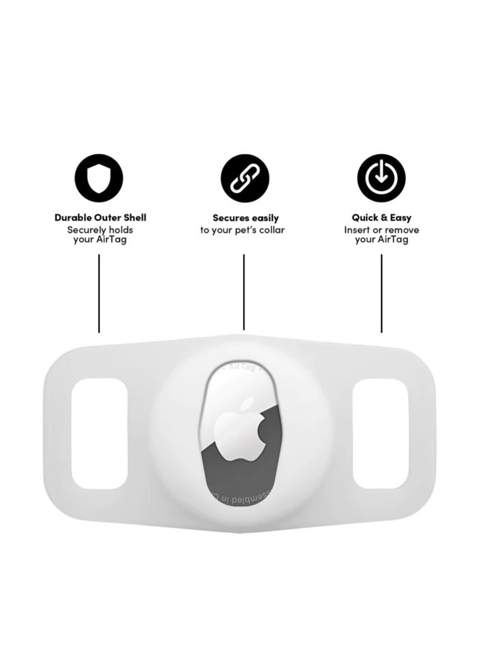 Case Mate Case-Mate AirTag Dog Collar Mount - Clear