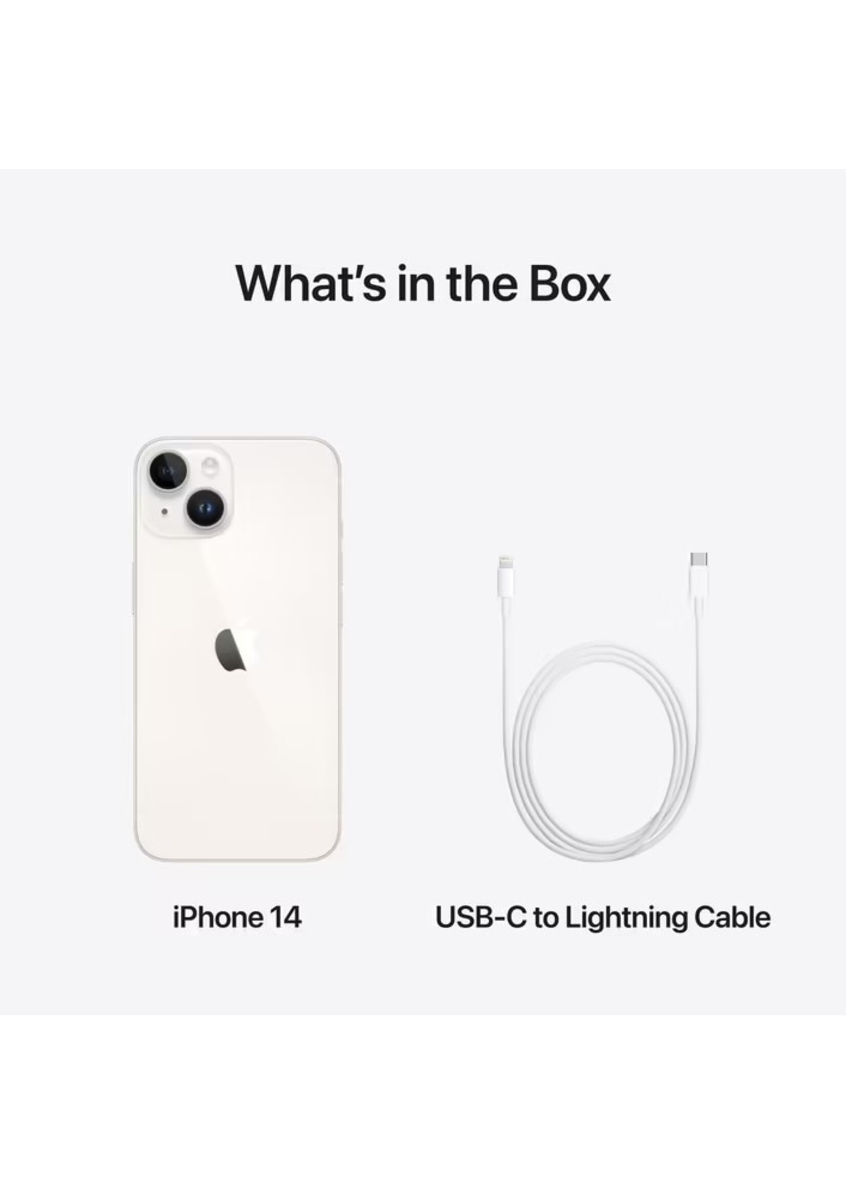 Apple Apple iPhone 14 128GB Starlight Factory Unlocked