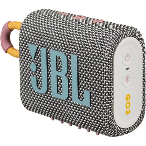 JBL Go 3 Portable Bluetooth Speaker (Gray) - iWorld Trinidad