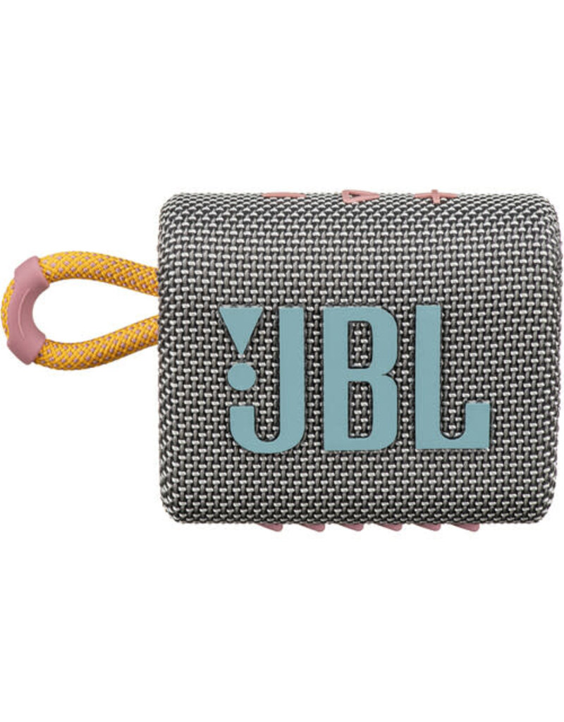 JBL Go 3 Portable Bluetooth Speaker (Gray) - iWorld Trinidad