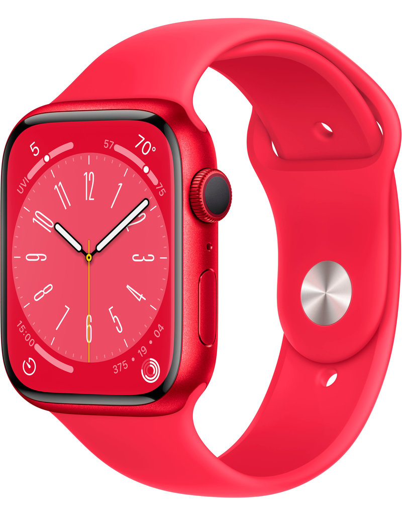 APPLE Apple Watch Series 8 GPS 41mm (PRODUCT)RED Aluminum Case with (PRODUCT)RED Sport Band - M/L - (PRODUCT)RED