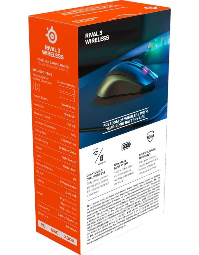 SteelSeries SteelSeries Rival 3 Wireless Mouse