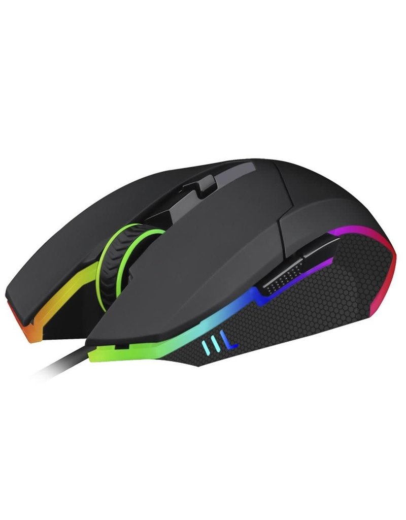 T-Dagger T-Dagger Lance Corporal 3200DPI 5 Button|180cm Cable|Ambi-Design|RGB Backlit Wired Gaming Mouse – Black