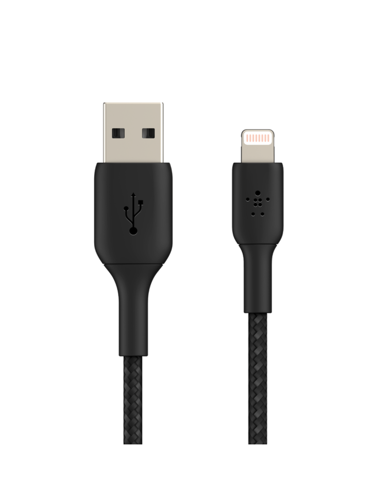 BELKIN Belkin BOOST↑CHARGE™ Braided Lightning to USB-A Cable 1M - Black