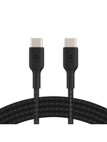 BELKIN Belkin BoostCharge 1m USB-C to USB-C Braided Cable - Black