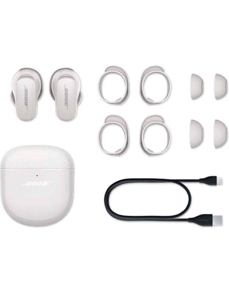 BOSE Bose QuietComfort Earbuds II Noise-Canceling True Wireless In-Ear Headphones (Soapstone)