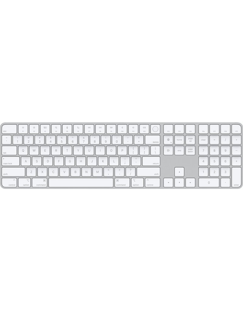 APPLE Magic Keyboard with Touch ID and Numeric Keypad for Mac models with Apple silicon - Silver