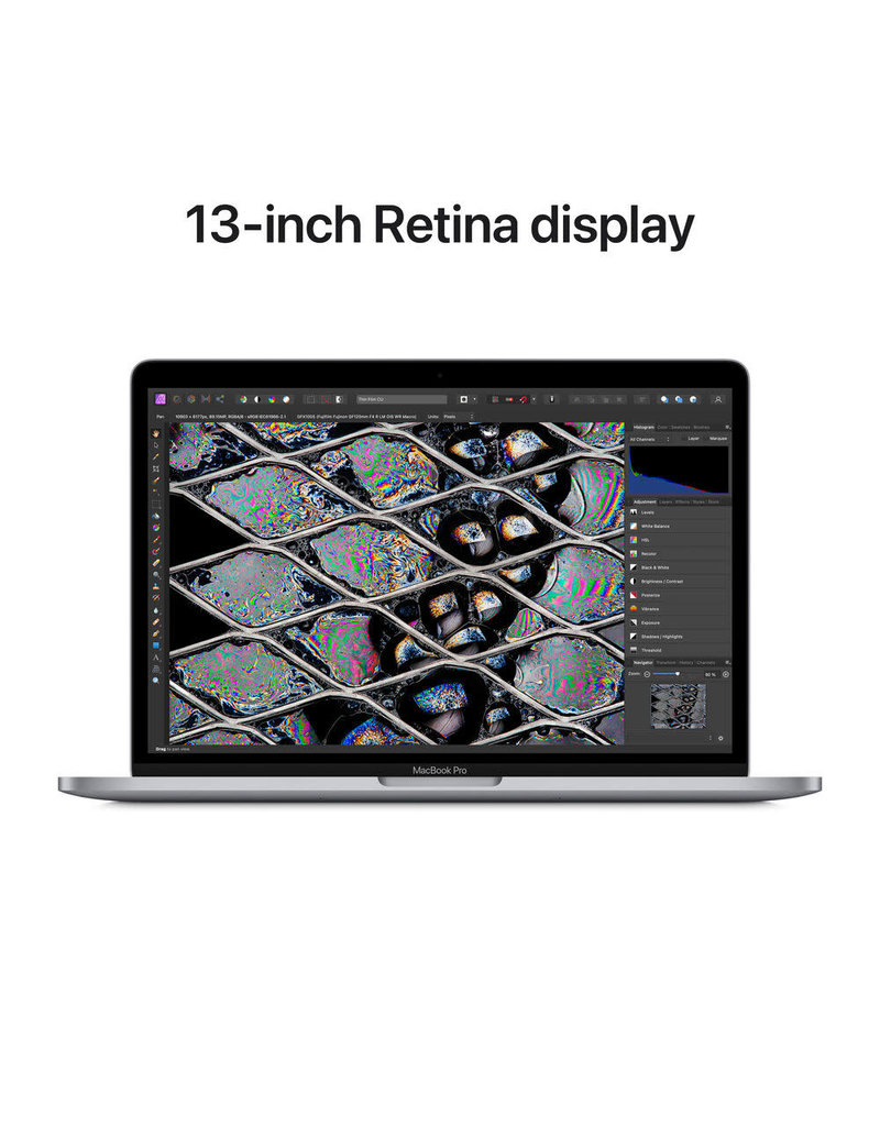 APPLE Apple 13.3" MacBook Pro M2 Chip with Retina Display (Mid 2022, Space Gray) Apple M2 8-Core CPU 8GB Unified RAM | 256GB SSD 13.3" 2560 x 1600 IPS Retina Display 10-Core GPU | 16-Core Neural Engine