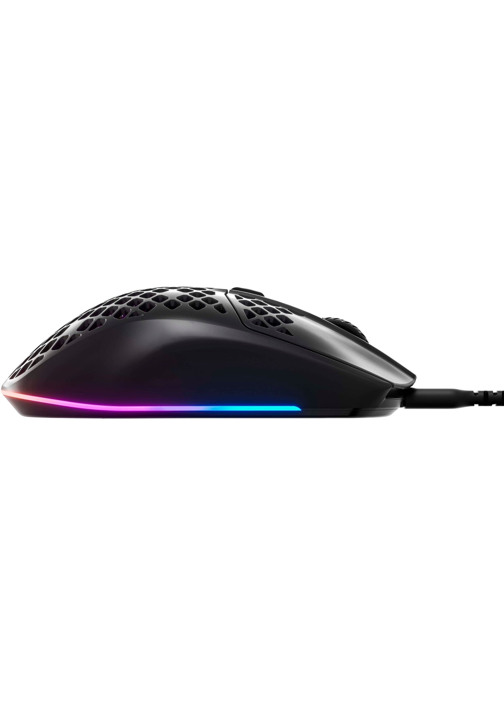 SteelSeries SteelSeries - Aerox 3 Super Light Honeycomb Wired RGB Optical Gaming Mouse - Onyx