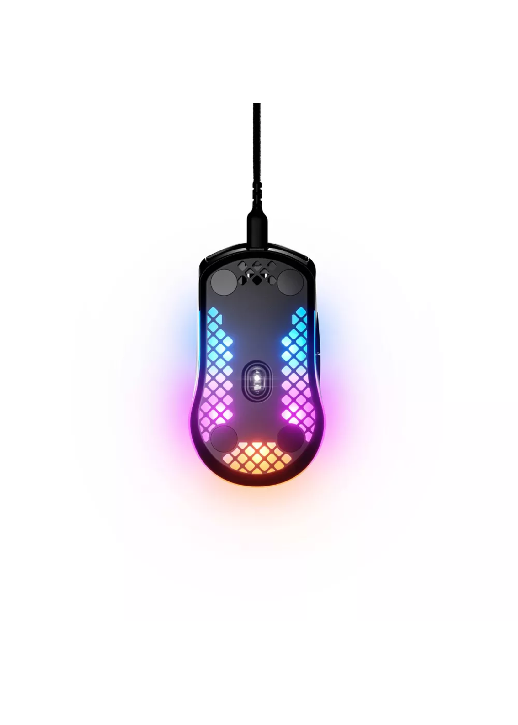 SteelSeries SteelSeries - Aerox 3 Super Light Honeycomb Wired RGB Optical Gaming Mouse - Onyx