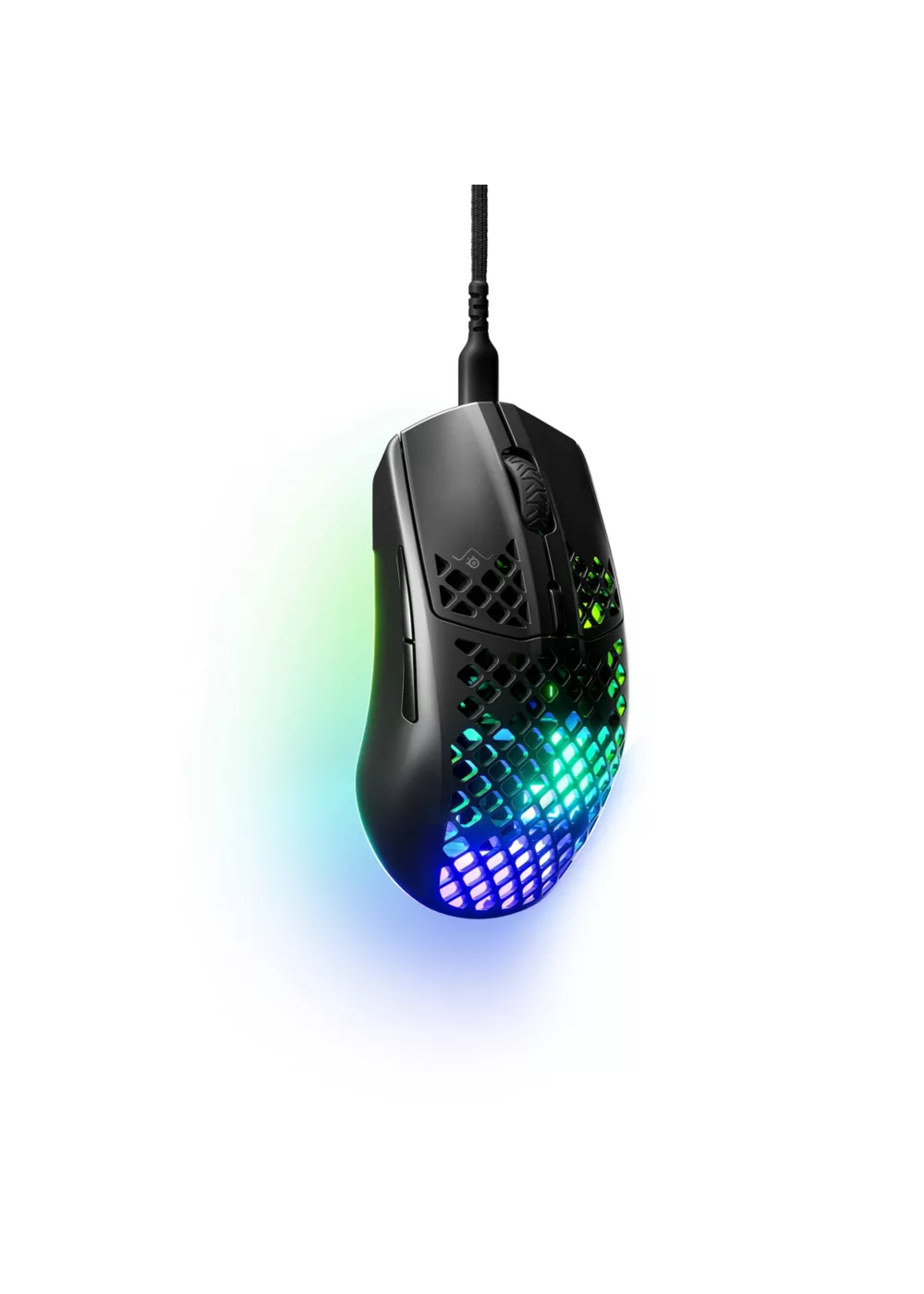 SteelSeries SteelSeries - Aerox 3 Super Light Honeycomb Wired RGB Optical Gaming Mouse - Onyx