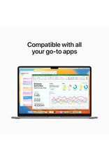 APPLE Apple MacBook Air 15-inch M2 chip with 8-core CPU and 10-core GPU, 256GB - Space Gray